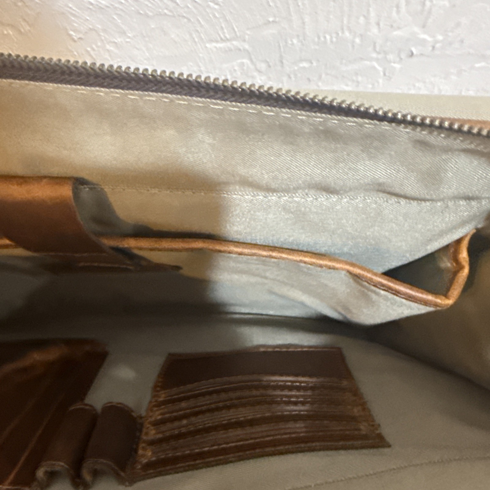 Aaron Leather Goods Messenger Side Bag 18×14 Buffalo Distressed Brown Laptop