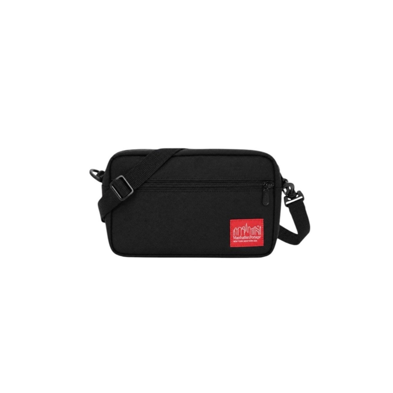 NWT Manhattan Portage Unisex Large Black Jogger Crossbody Bag Water Resistant