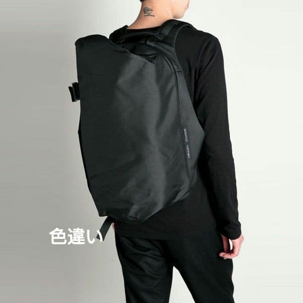 Cote&Ciel Attachment ISAR Backpack Black Blue Zip 31x60x6.5-24cm From Japan