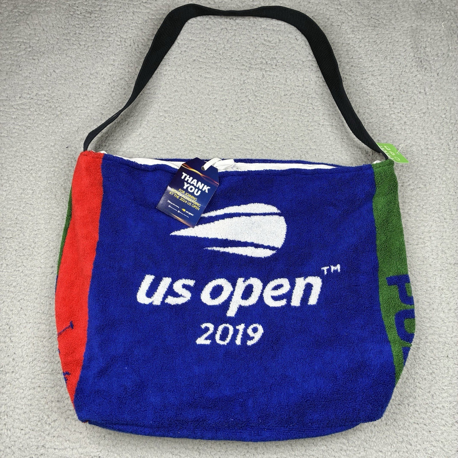 Polo Ralph Lauren US Open 2019 Towel Tote Bag Terry Cloth Beach Pool NWT