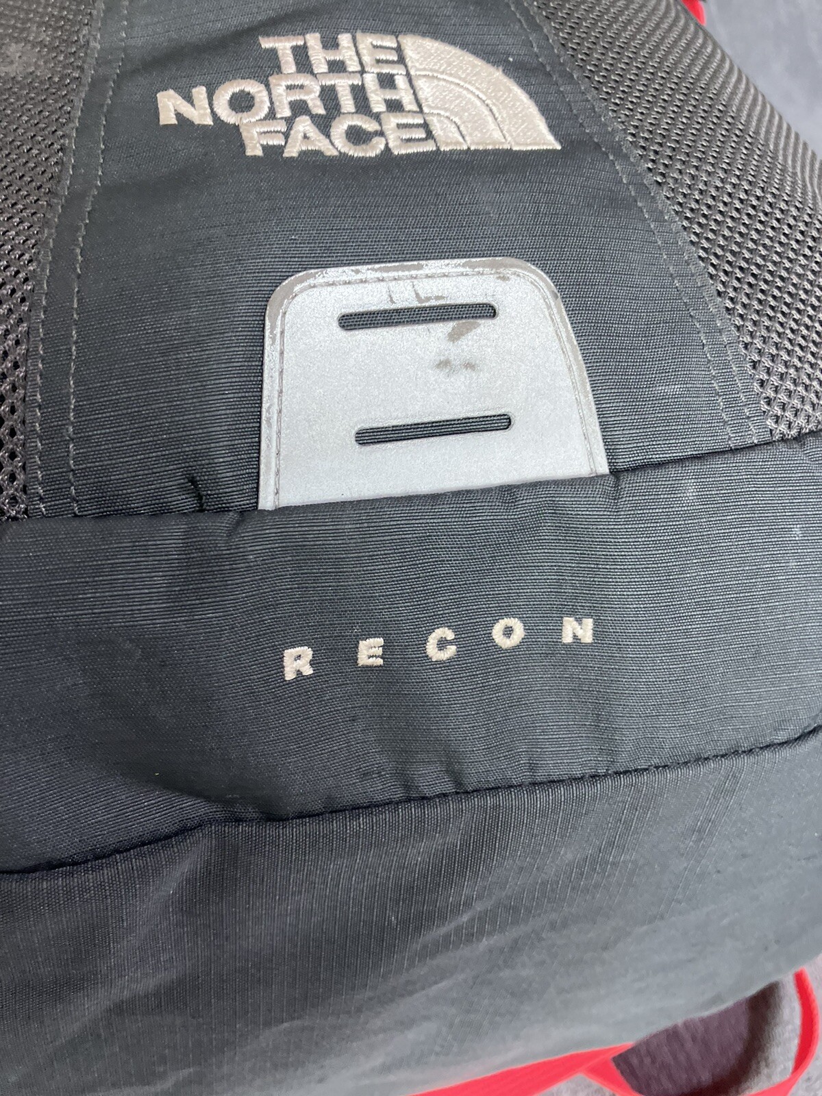 The North Face Recon Backpack Dark Gray Laptop Hiking Day Bag Padded Back