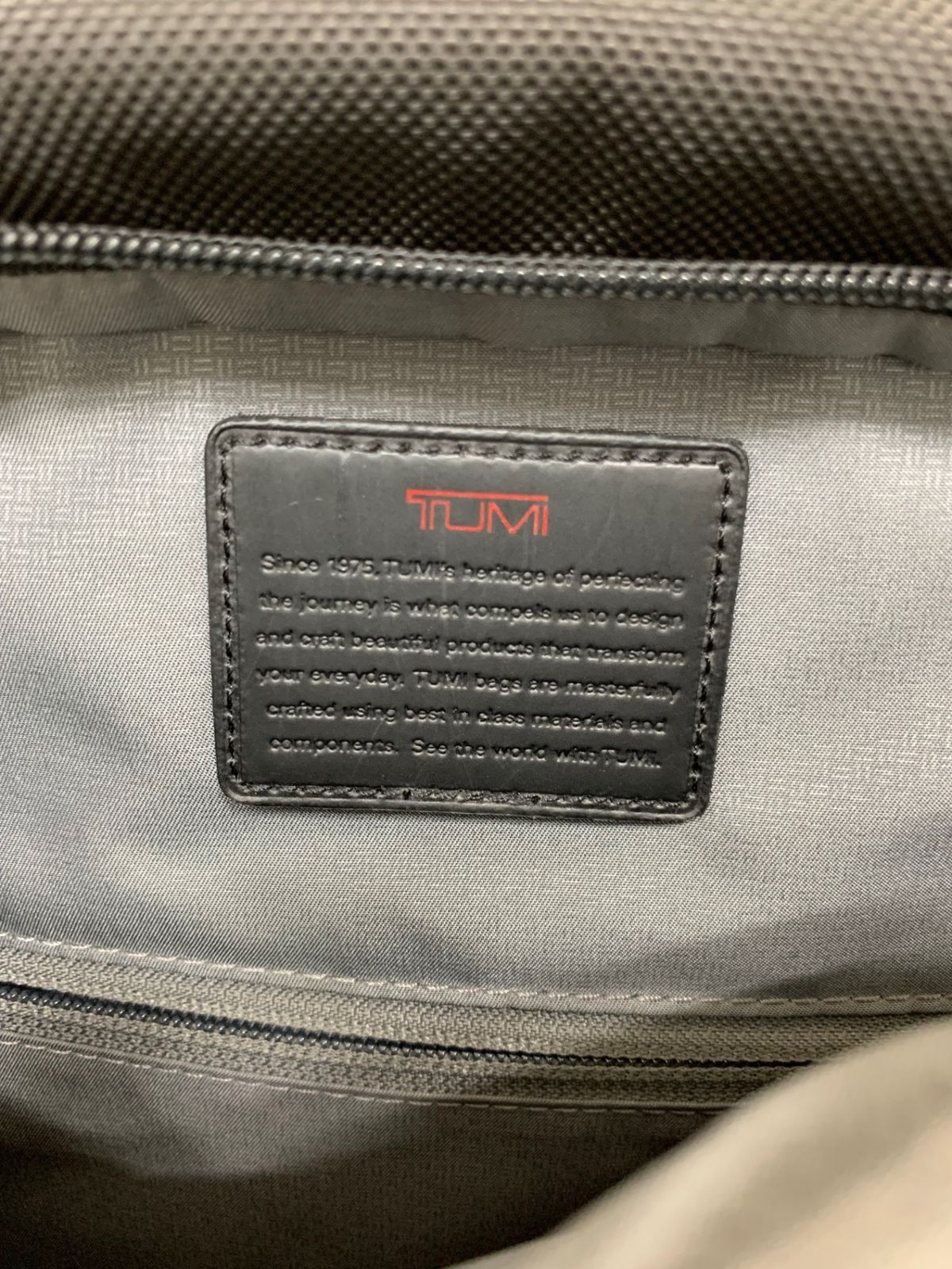 Tumi Alpha 3 Slim Backpack Black Nylon Slim Laptop Bag Durable Carry