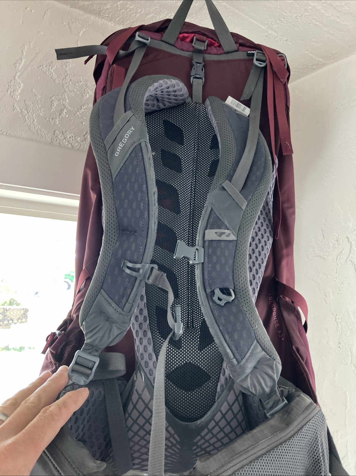 Gregory Diva 60/Ladies/Size M/Plum Red/Attack backpack with rain cover