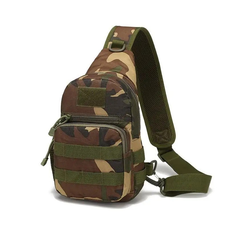 Mens Backpack Tactical Sling Shoulder Bag Molle Travel Chest Pack Outdoor Hiking