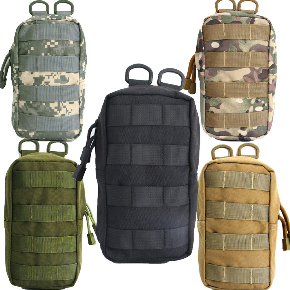 Tactical Molle EDC Pouch for Vest Backpack Belt Outdoor Waist Pack Military Bag
