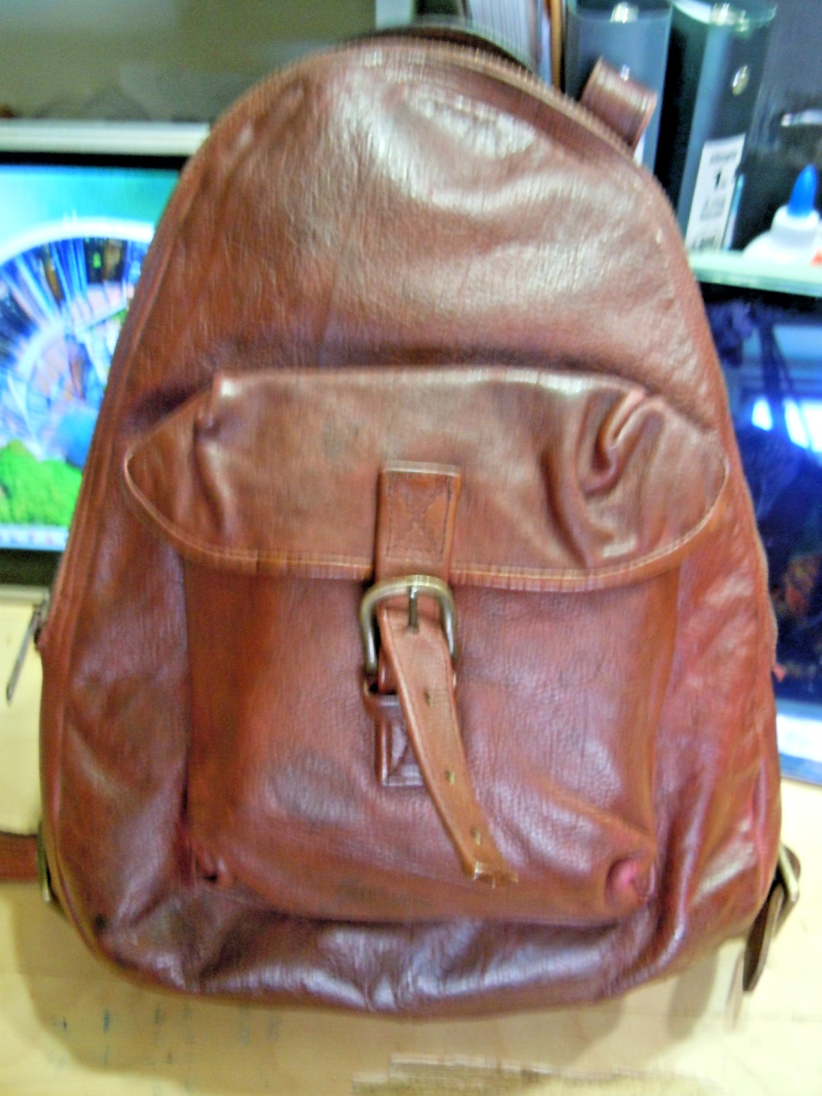 VTG ROBEAT CHEAU Saddle Leather backpack made in USA (on sale)