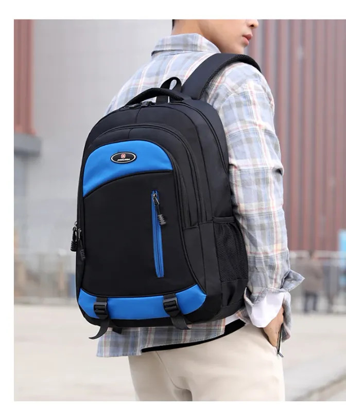 Mens Stylish Casual Backpack Large Capacity Laptop Compartment Durable