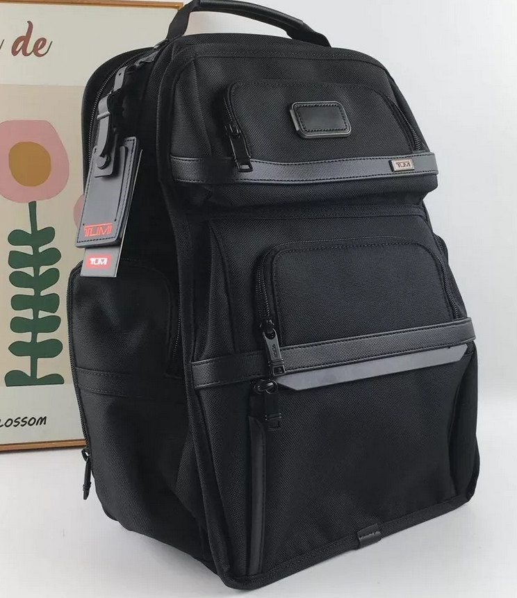 TUMI Alpha 3 Briefcase Black Backpack Nylon Shoulder Bag Business Sports Bag