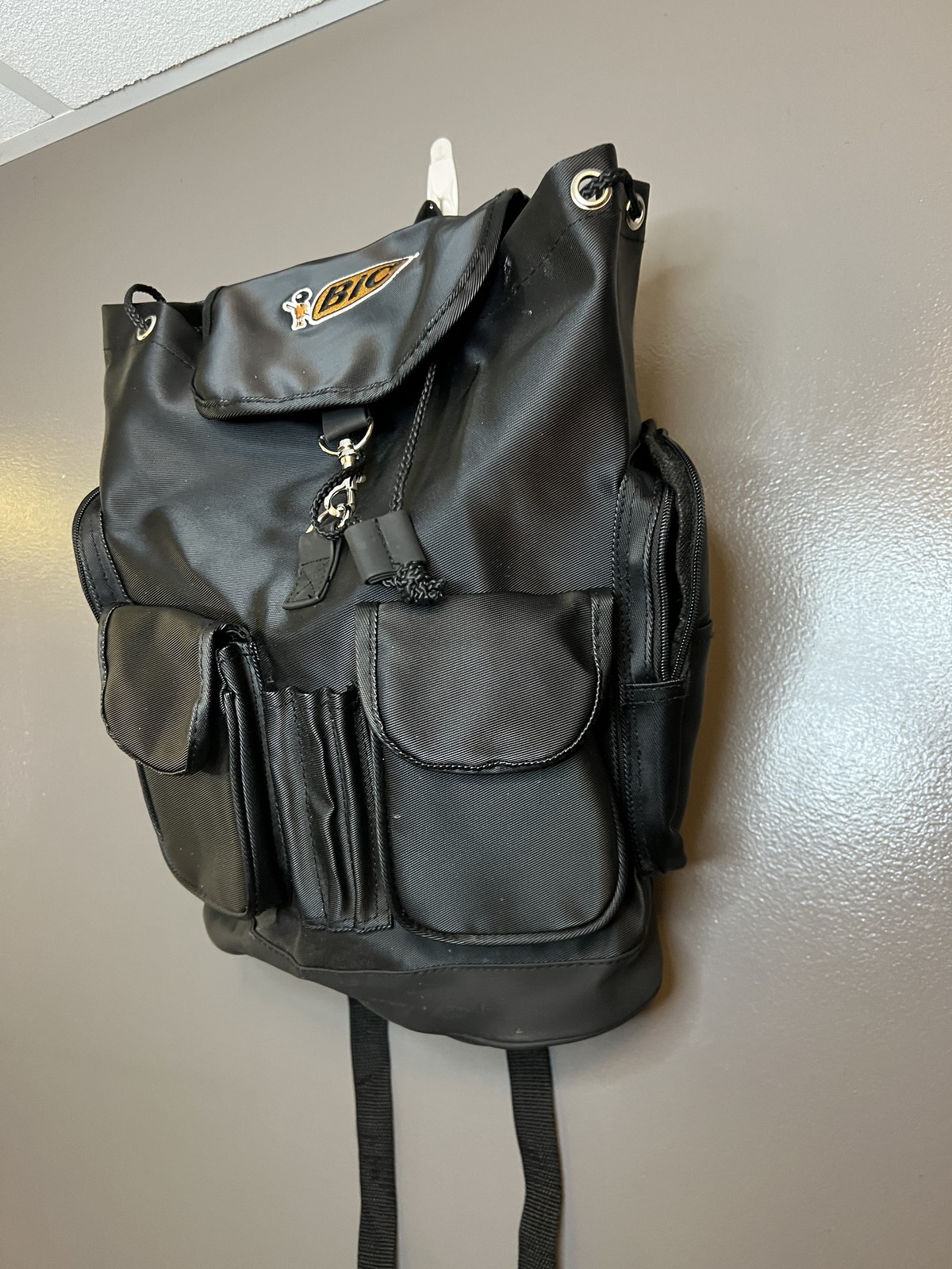 BIC Backpack Multi Pocket Promo Bag Travel Organizer Mens