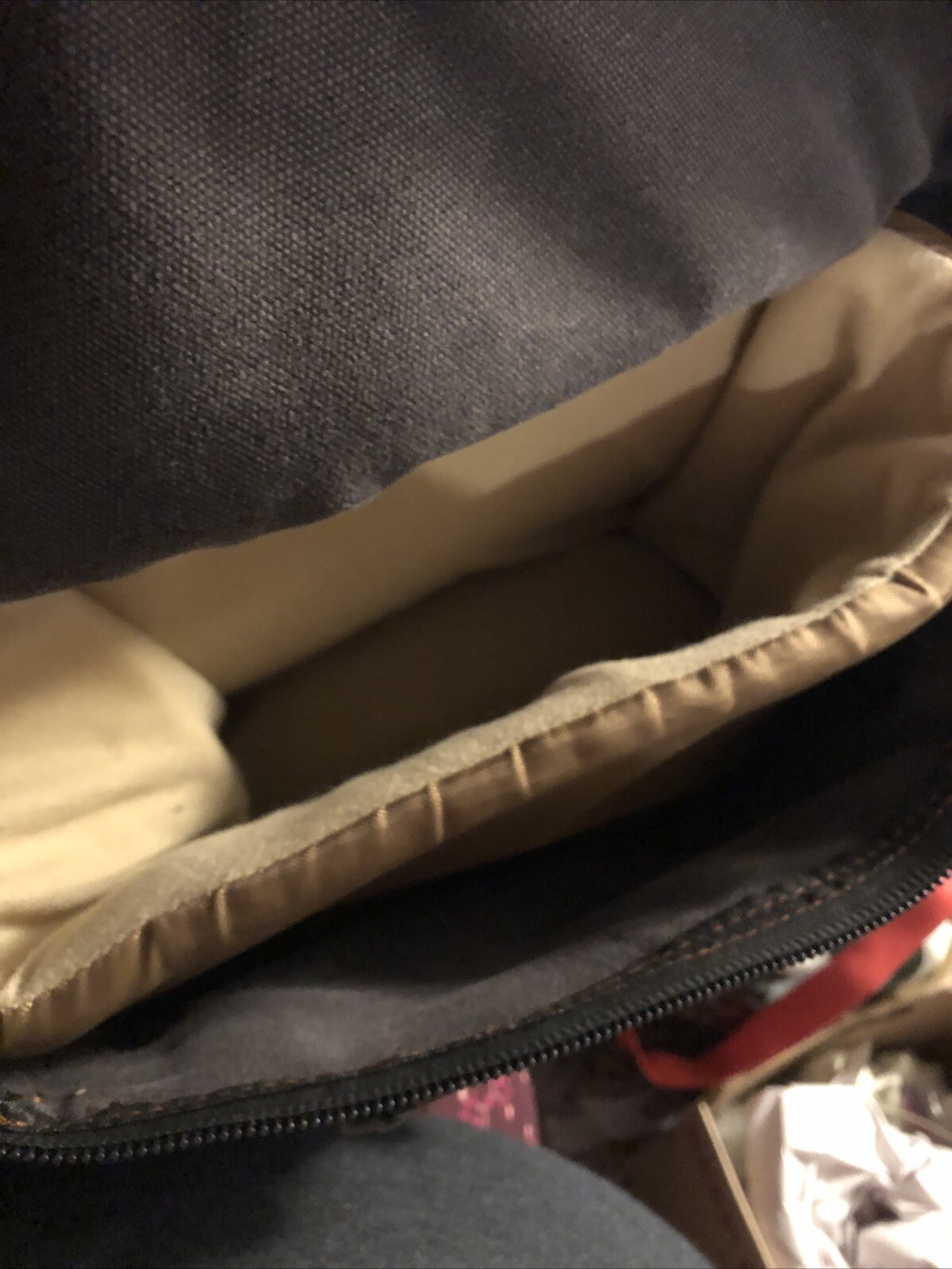 KOOLERTRON Canvas Backpack Camera Bag Guang Tong Brown w/Rain Cover