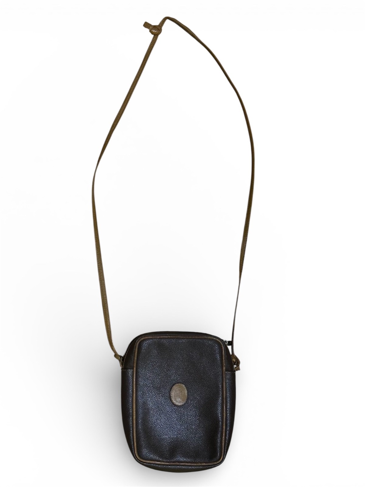 Trussardi “90” Vintage Shoulders Man Bag Luxury 18×15 cm