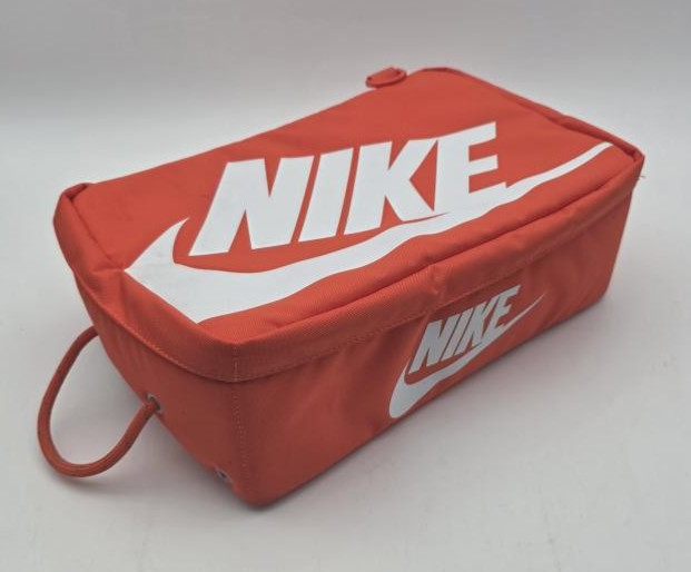 Nike AIR-SOLE Classic Style Orange Zipper Travel Shoe Sneaker Bag Case Shoebox