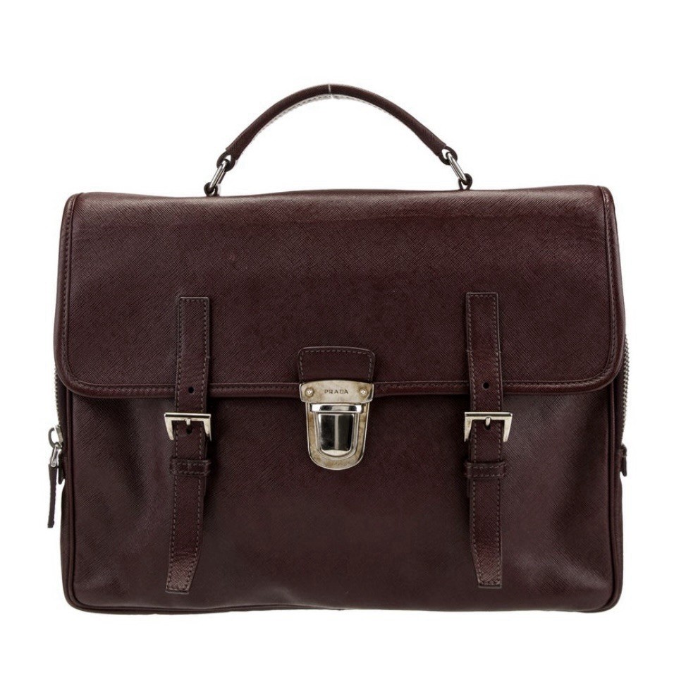 PRADA Saffiano Leather Briefcase