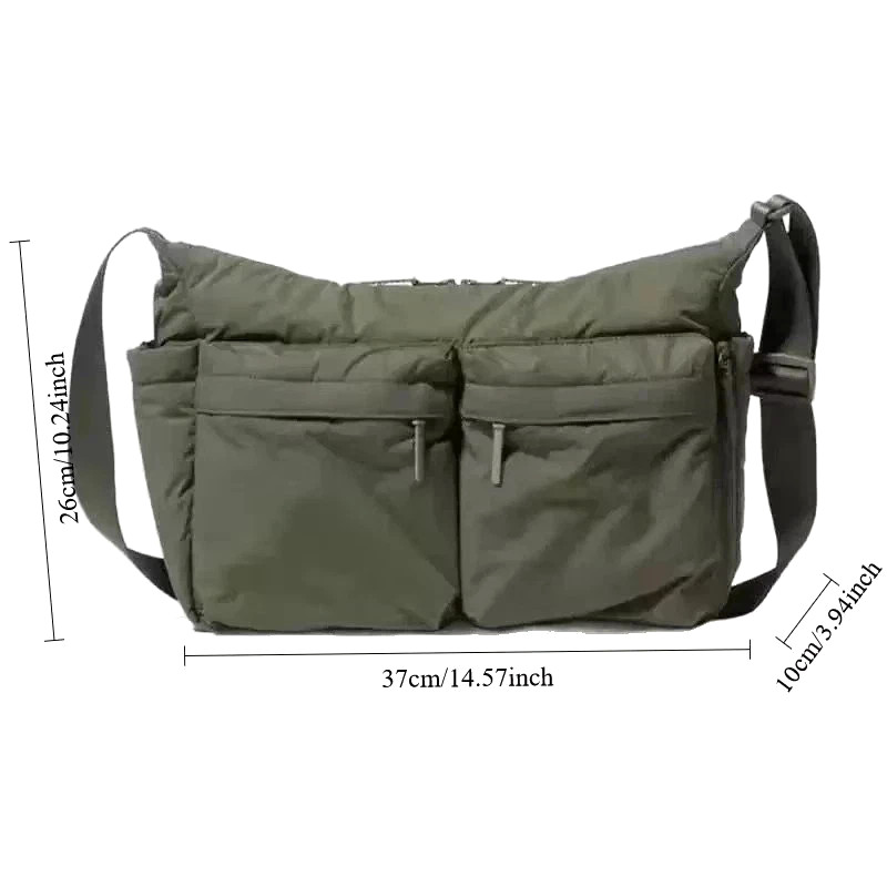 UNIQLO Casual Multi-pocket Messenger Bag Men Women Shoulder Bag Travel Sport Bag