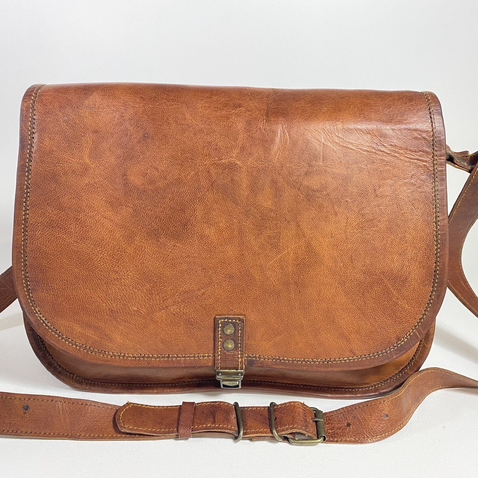 #Authentic KOMAL’S PASSION LEATHER Crossbody Messenger Breifcase