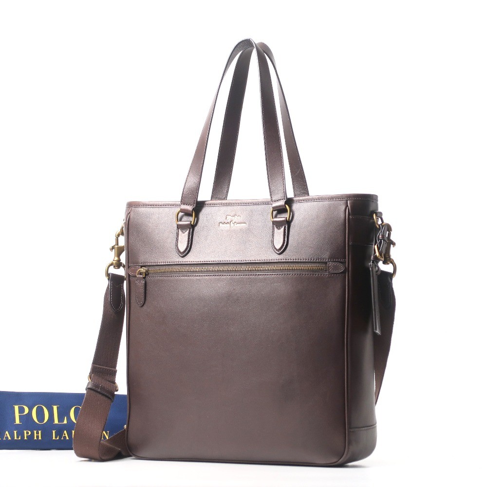 POLO RALPH LAUREN Tote Bag 2WAY Crossbody Shoulder Bag Flap Zipper Bag Brand…