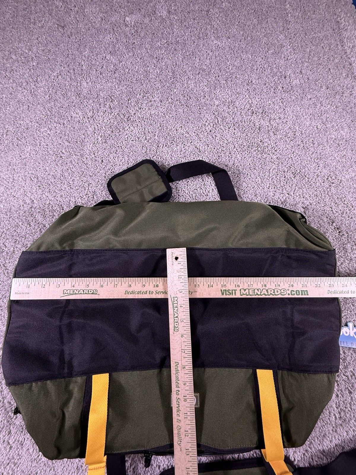 NWT Cookies Smell Proof XL Duffle Bag Green Yellow $150 MSRP