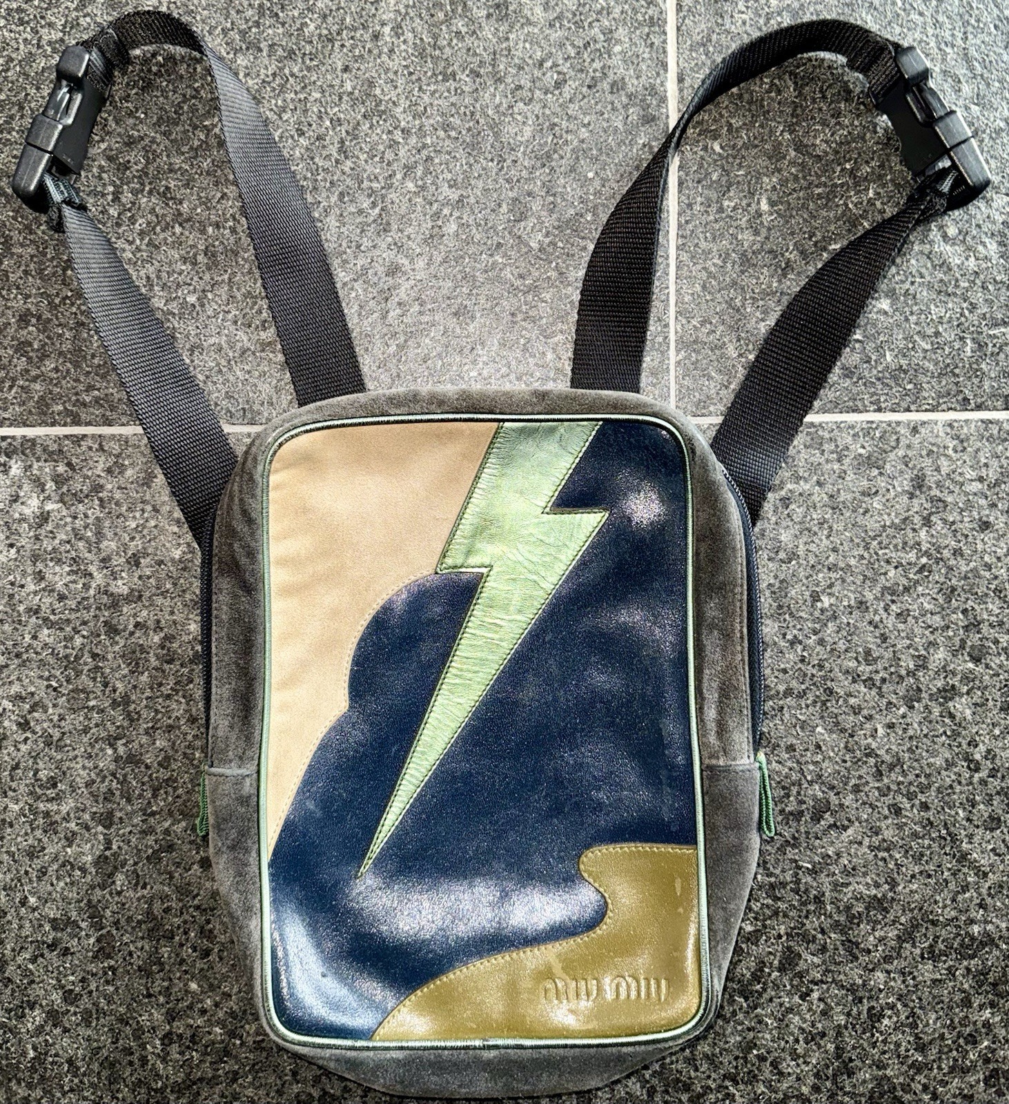 Miumiu Towards the Late 90s Warm Bodybag Mini Backpack Cross Backpack Miu Flash