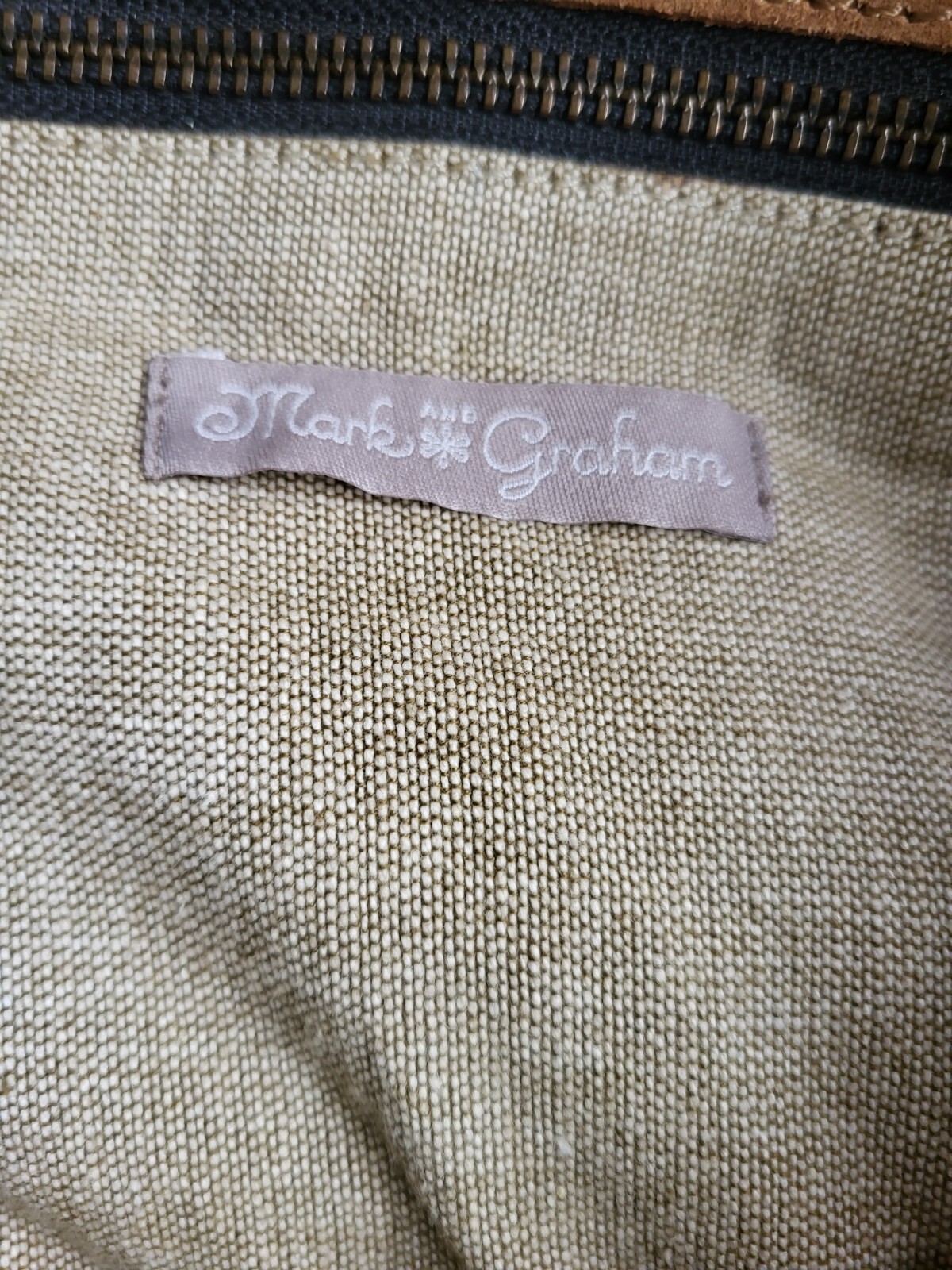 Mark &Graham Large Brown Suede Backpack. Condition Is Very Good.