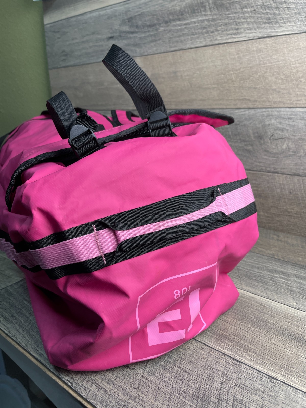 Element Equipment Trailhead Duffel Bag Pink Inner Pocket Camping Waterproof