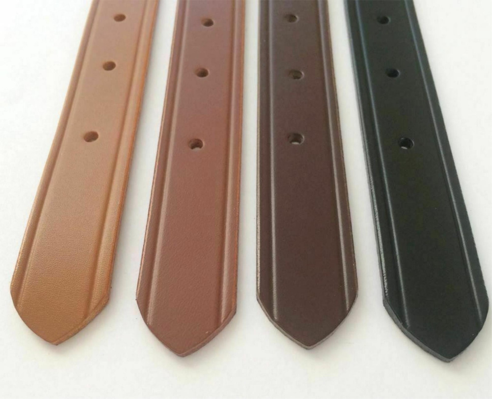 Leather Cross Body Adjustable Replacement Strap Handles 4 Bags Purses w/Buckles
