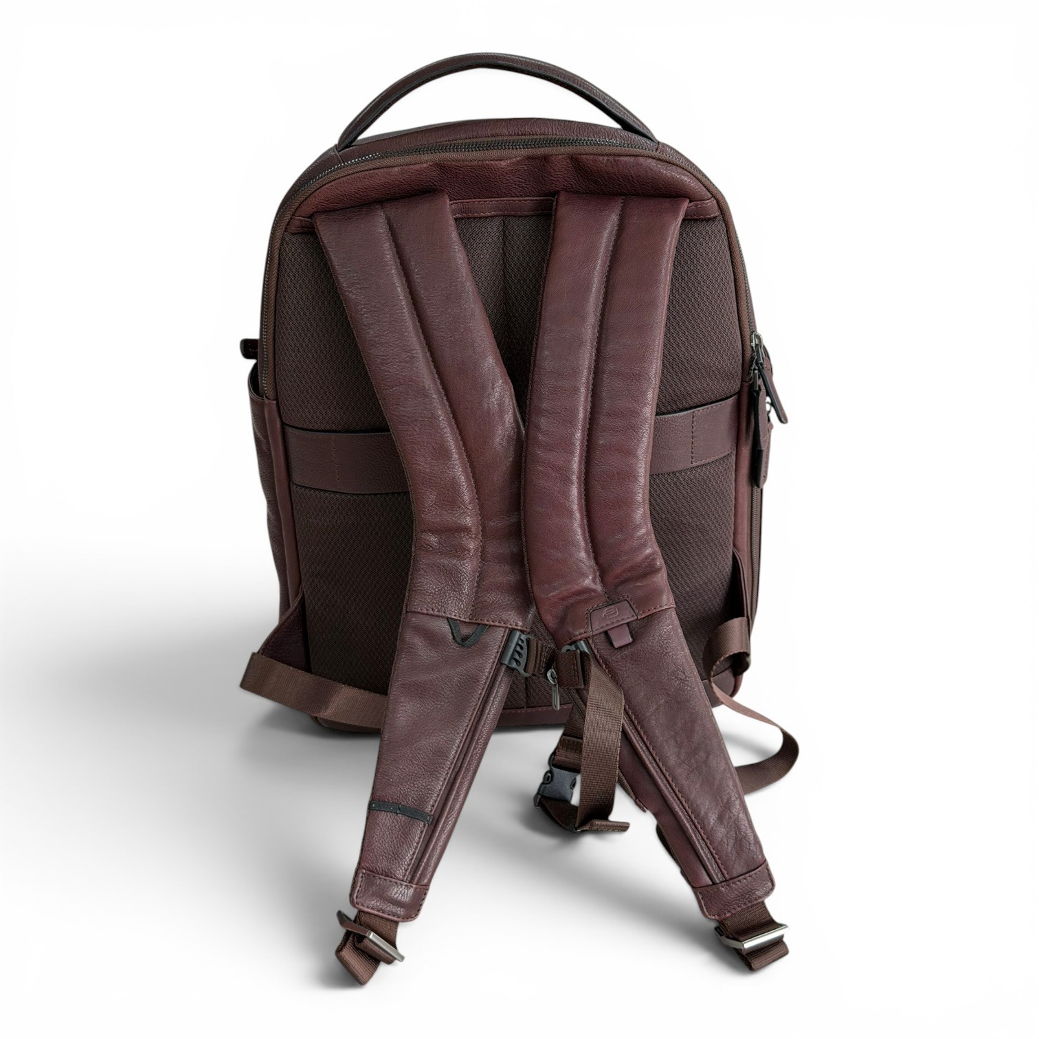 PIQUADRO men’s backpack leather backpack with computer made in Italy notebook