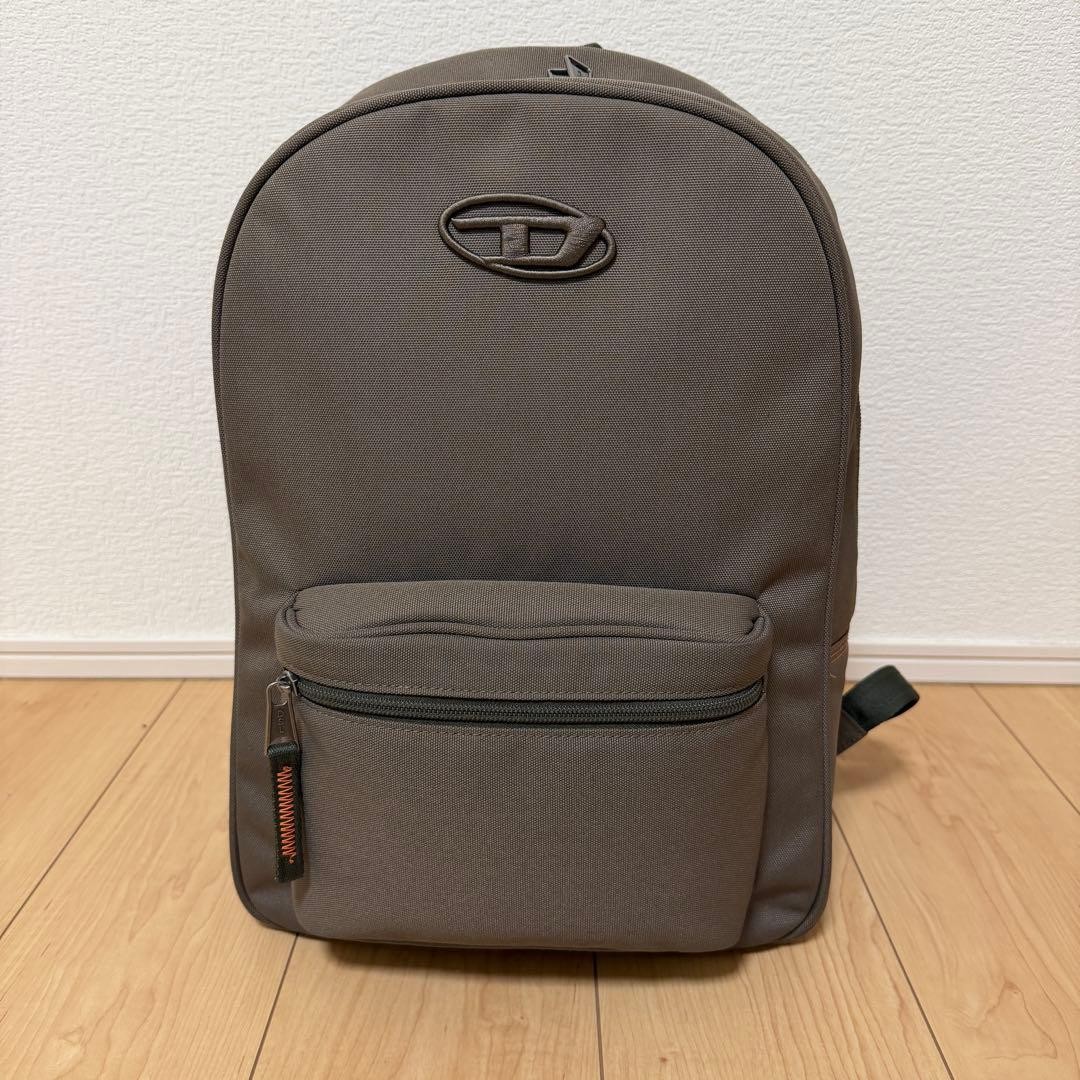 Diesel Men Backpack D Logo Rucksack 40x30cm Luxury Stylish Casual Italian Used