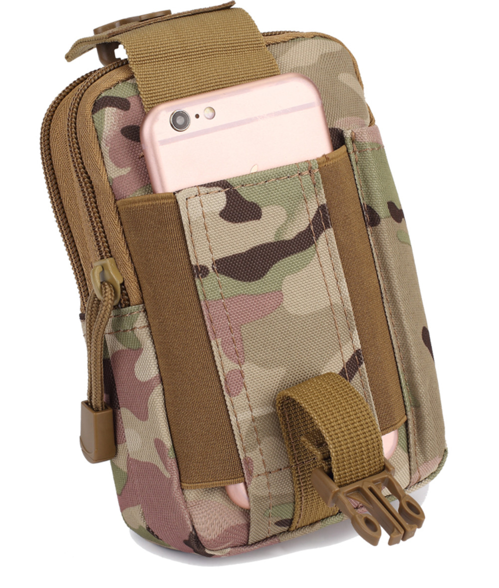 Tactical Cell Phone Pouch Case Army Waist Holster with Belt Molle Loop Holder US