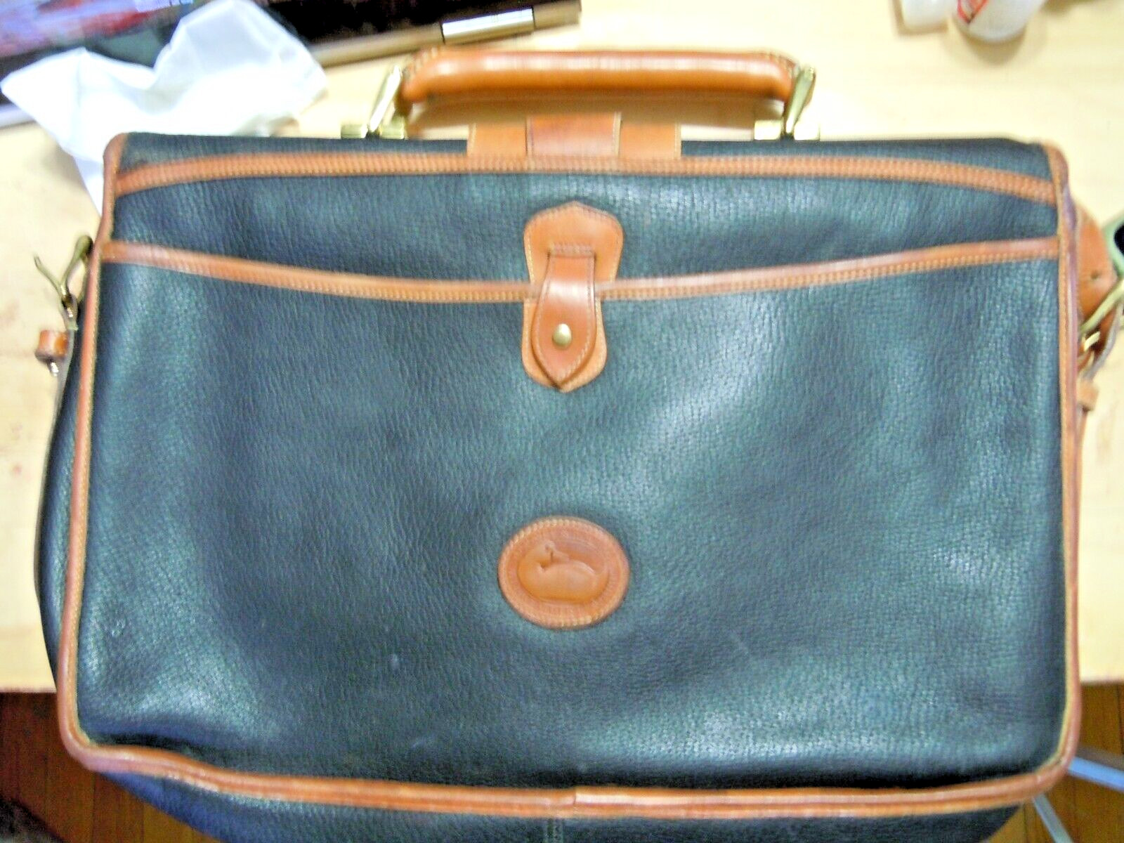 Vintage Dooney & Bourke Laptop / Briefcase Messenger USA #3 (on sale)