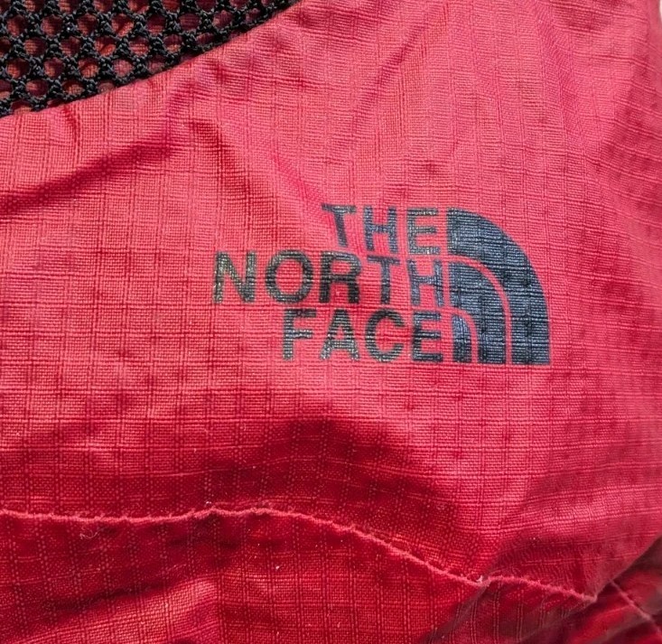 The North Face Waterproof Rolltop Backpack Daypack Red Black READ