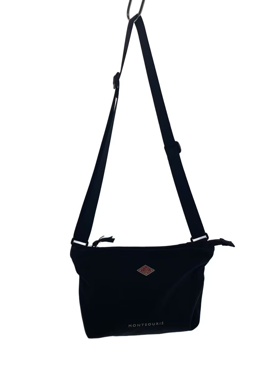 DANTON Shoulder Bag, Nylon, Black, Solid Color, AS32-115-02