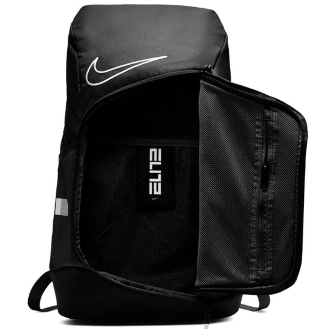 Nike Elite Pro Basketball Backpack Black White 32L Bag BA6164 Gym School Sports