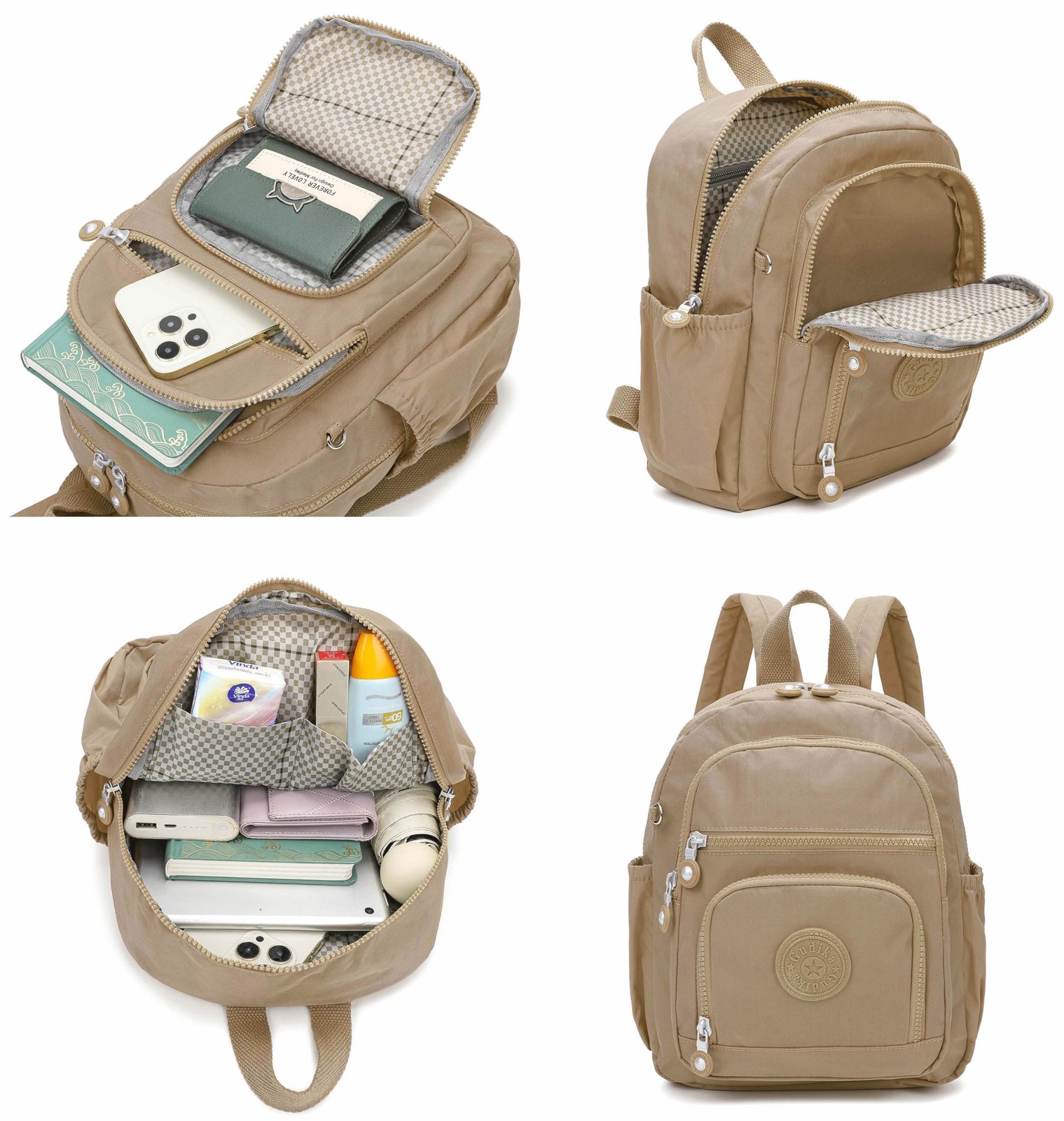 Mini Hiking Waterproof Backpack Purse 5L Travel Bag for Men Women
