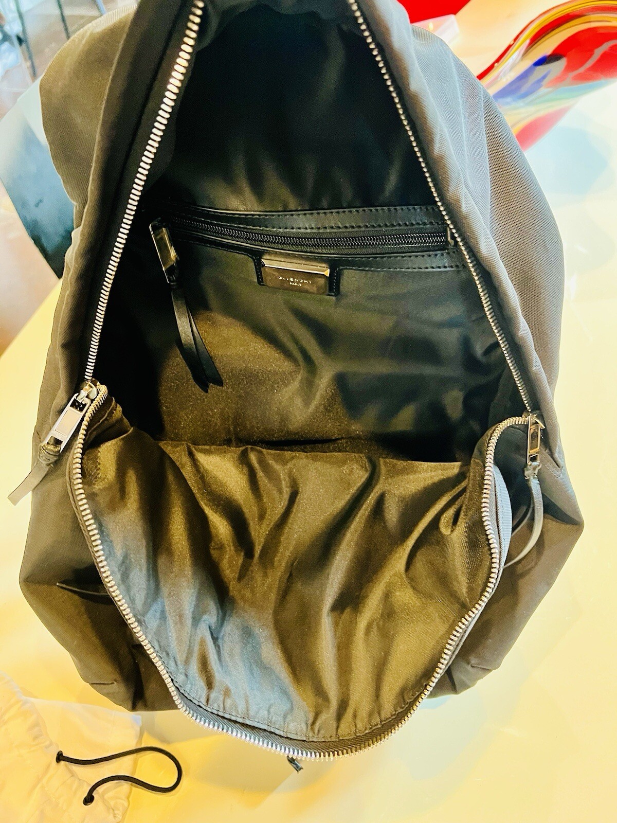Givenchy Black Tech Medium Back Pack
