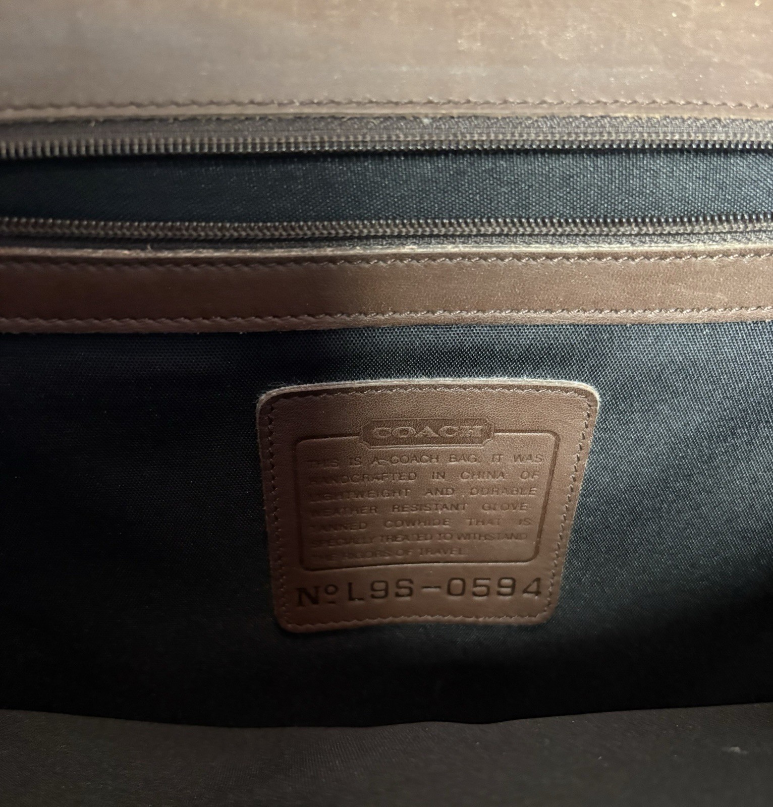 VINTAGE 1999 Coach Metropolitan Messenger/Briefcase Bag L9S0594