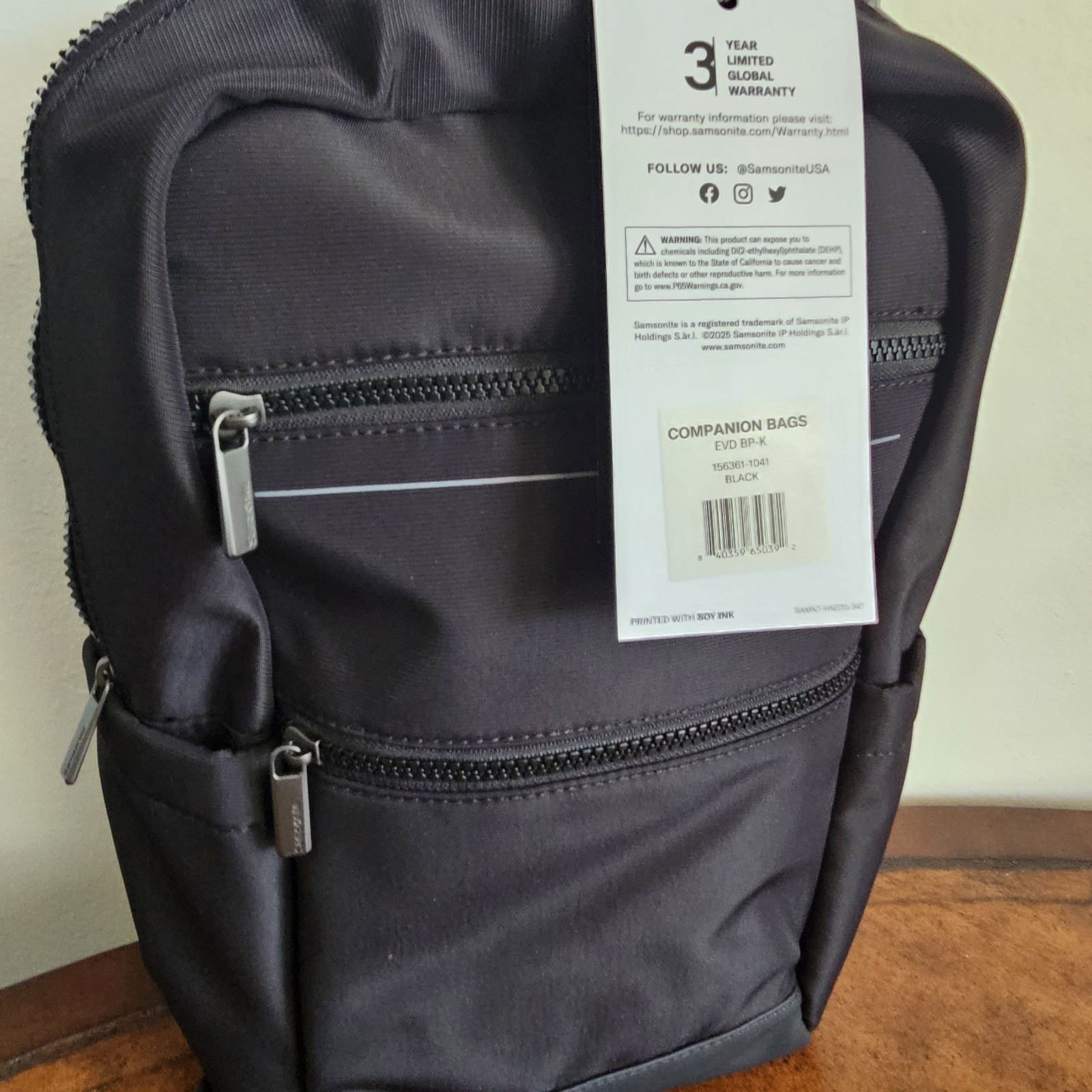 Samsonite Better Than Basic Backpack. NWT