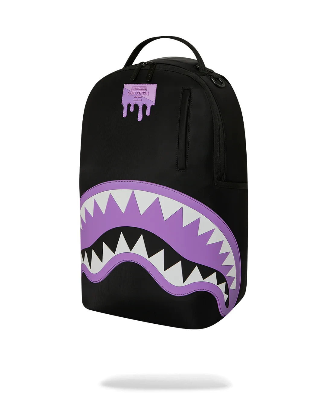 Sprayground Shark Purple Passport Backpack🔥New Black Bookbag School Travel Bag