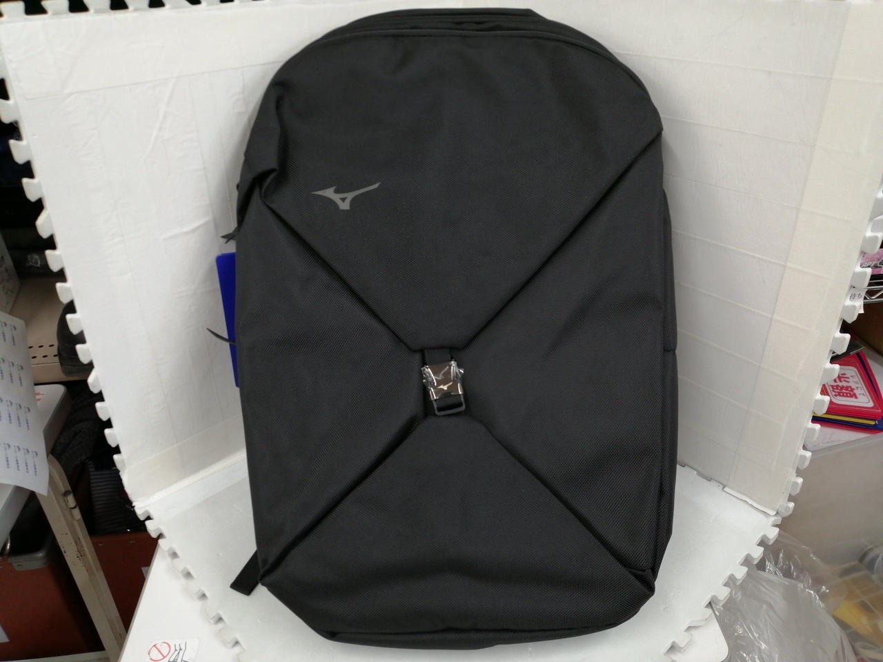 MIZUNO 25L Backpack Black Sports Bag Used