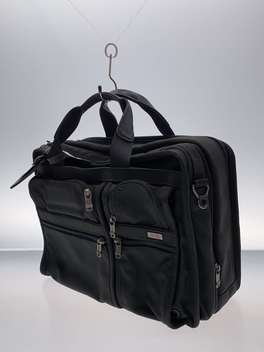 TUMI Briefcase Black Leather Business Bag 12cm Mauch 30cm Height 42cm