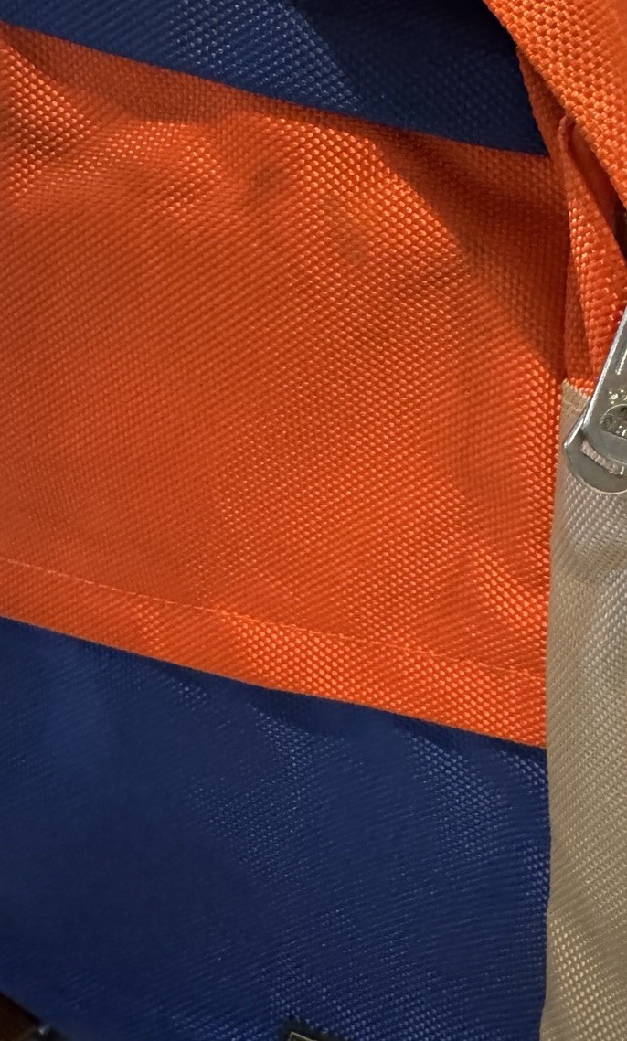 Head Porter Final Collection SS19 Colorblock Daypack Orange/Blue Made In Japan
