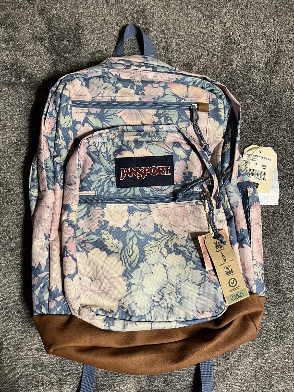 JanSport Cool Student 17.5″ Backpack – Navy Blue: High School Structured Bag