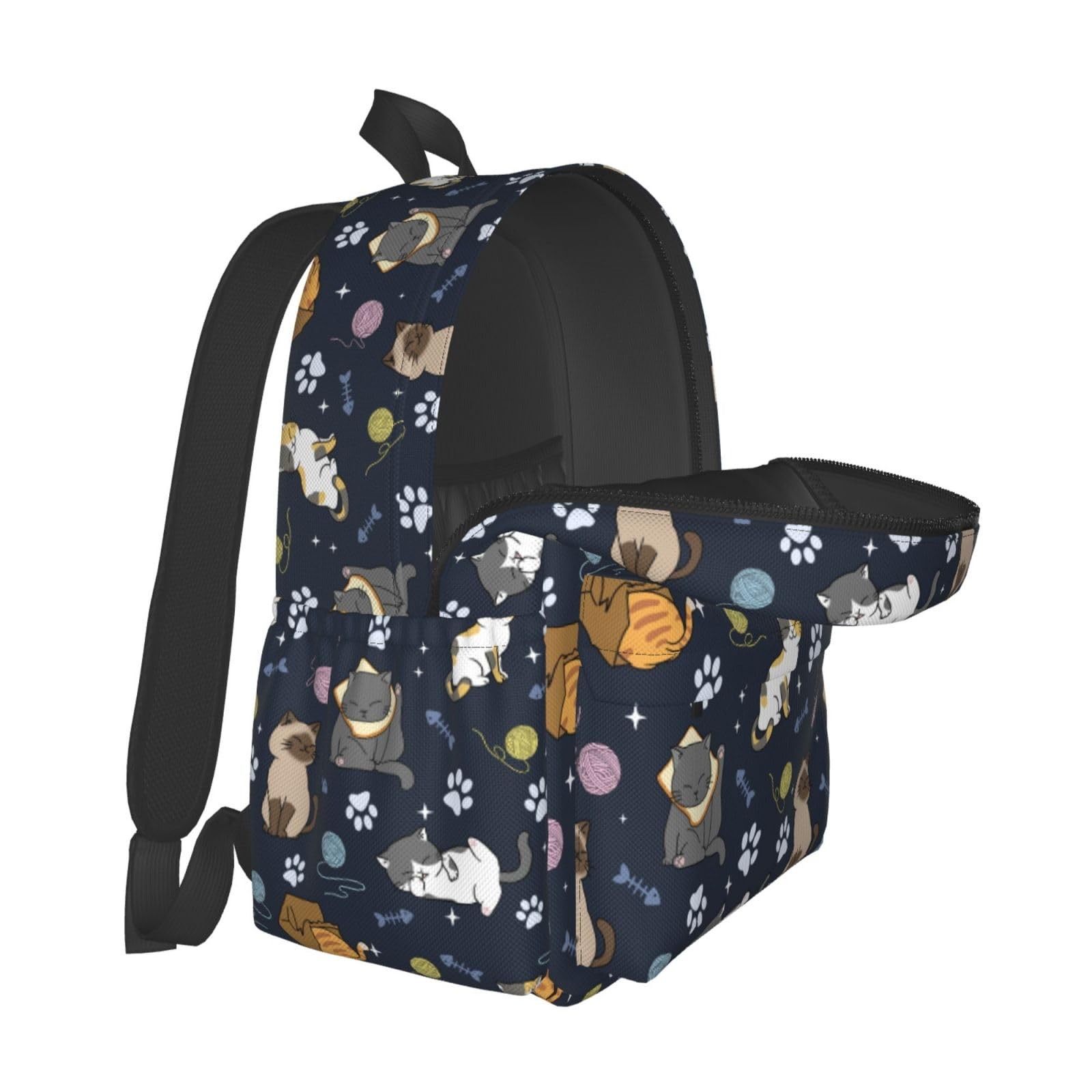 Cute Cats Backpack 16.9 inch, Womens Travel Casual Laptop, Hiking Daypack