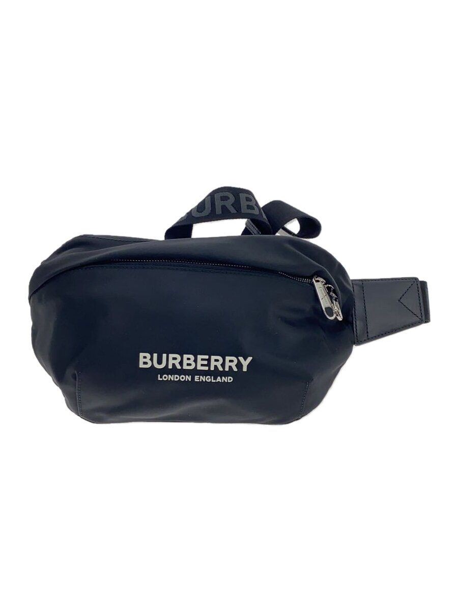 BURBERRY waist bag Sony bum nylon Black 8049095 Used