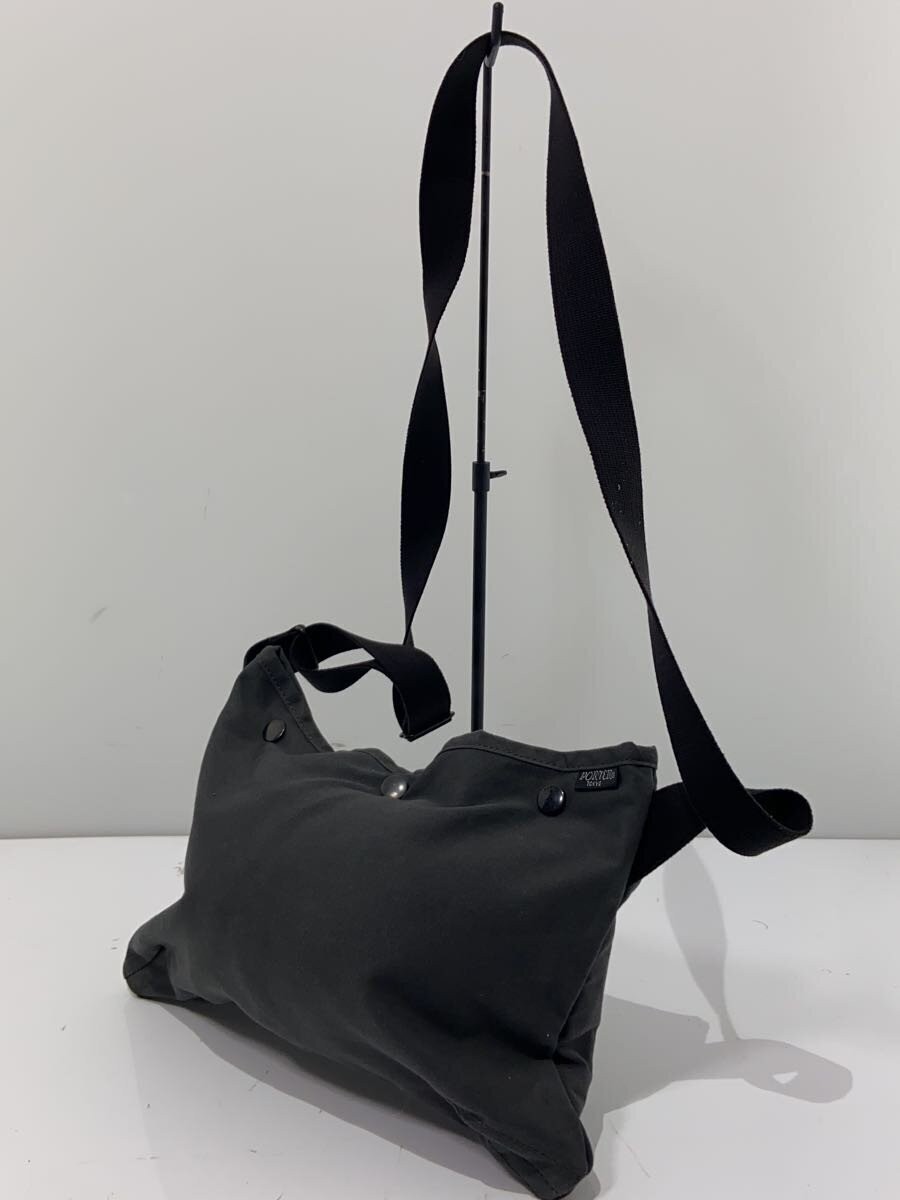 Authentic PORTER Shoulder Bag Gray Unisex Compact 22cm High 33cm Wide