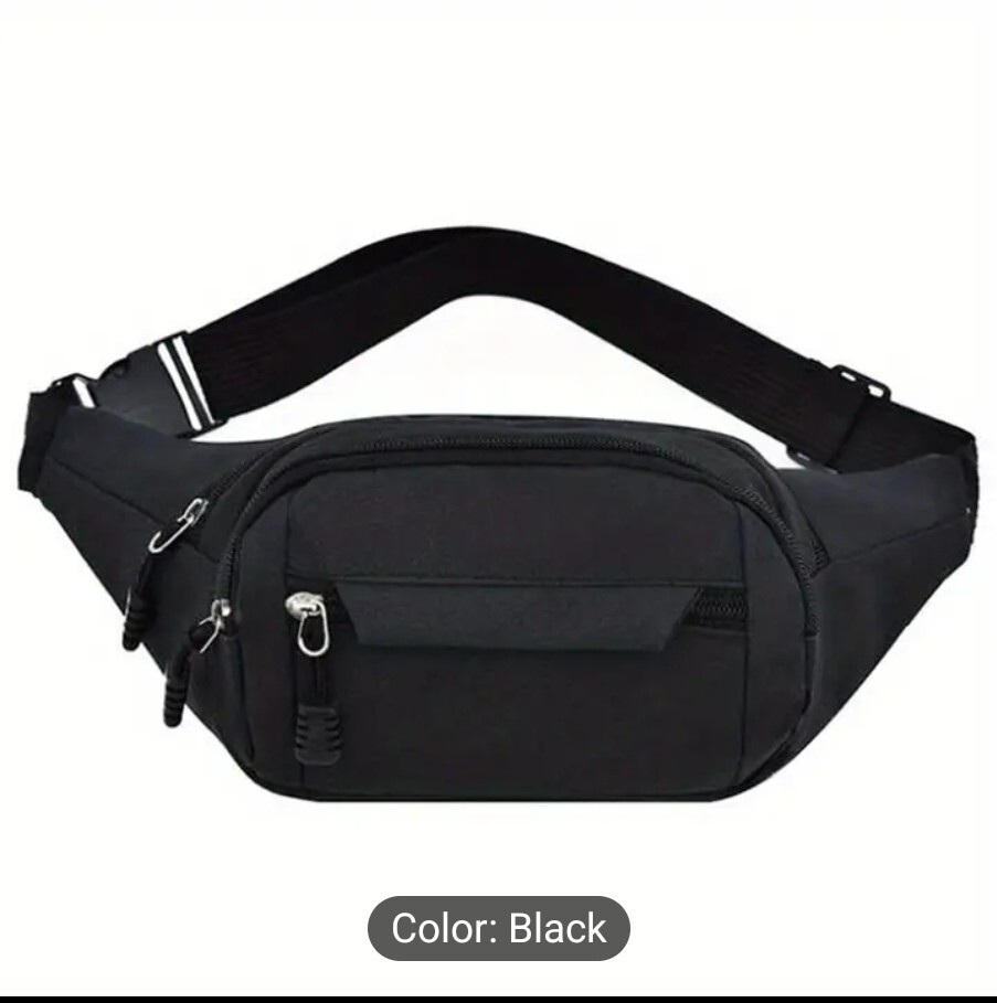 Unisex Portable Chest Pouch Fanny Pack Waist Bag Hip Belt Pouch Travel Purse