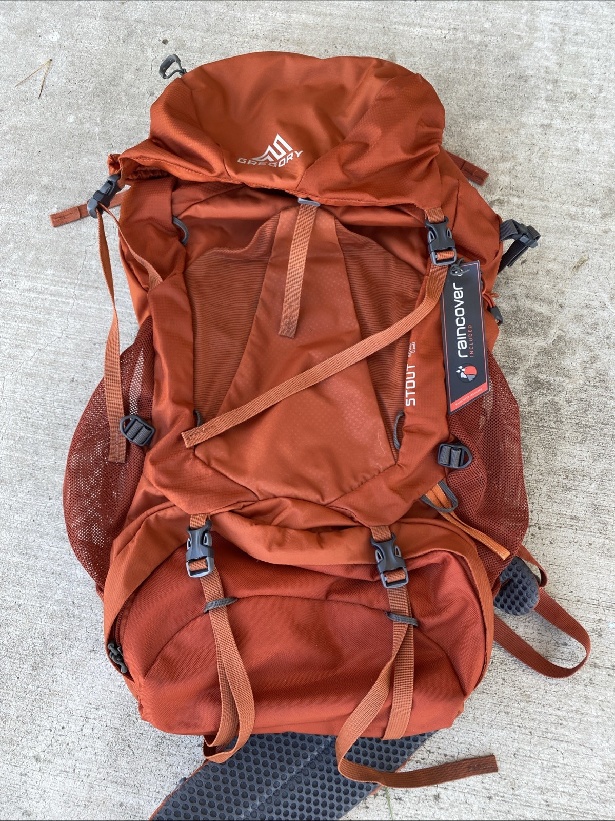 Gregory Stout 45 Backpack Orange | Rain Cover Included | New Without Tags