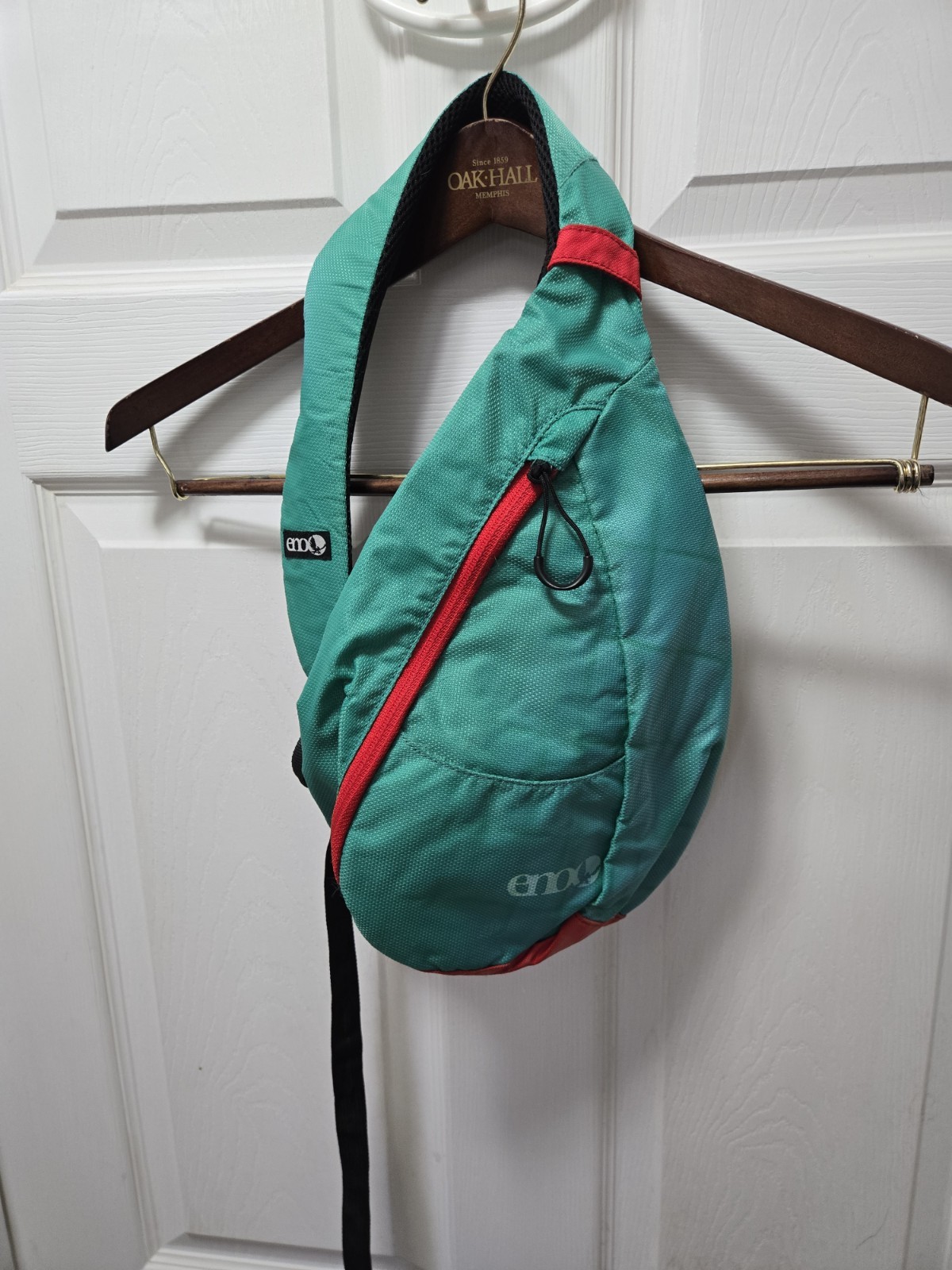 ENO Sling Backpack Mens Womens Green Single Strap Crossbody Outdoor Bag