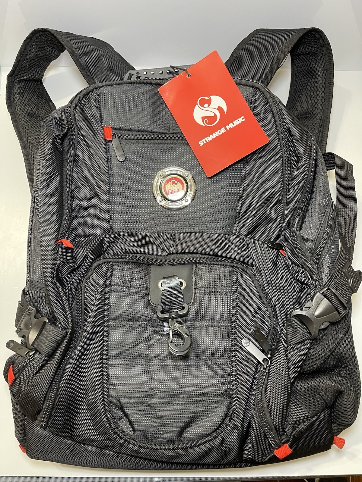 Tech N9ne Strange Music VIP Tour Backpack Exclusive Black NEW WITH TAGS