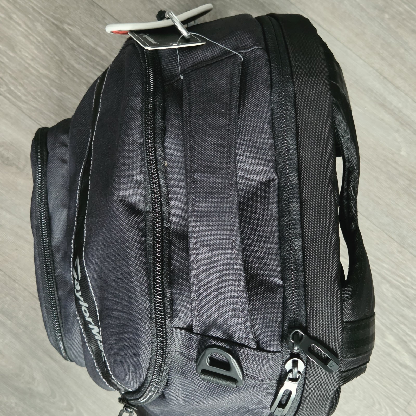 TaylorMade TM18 Staff Pro Performance Backpack / Laptop Slot Black Padded