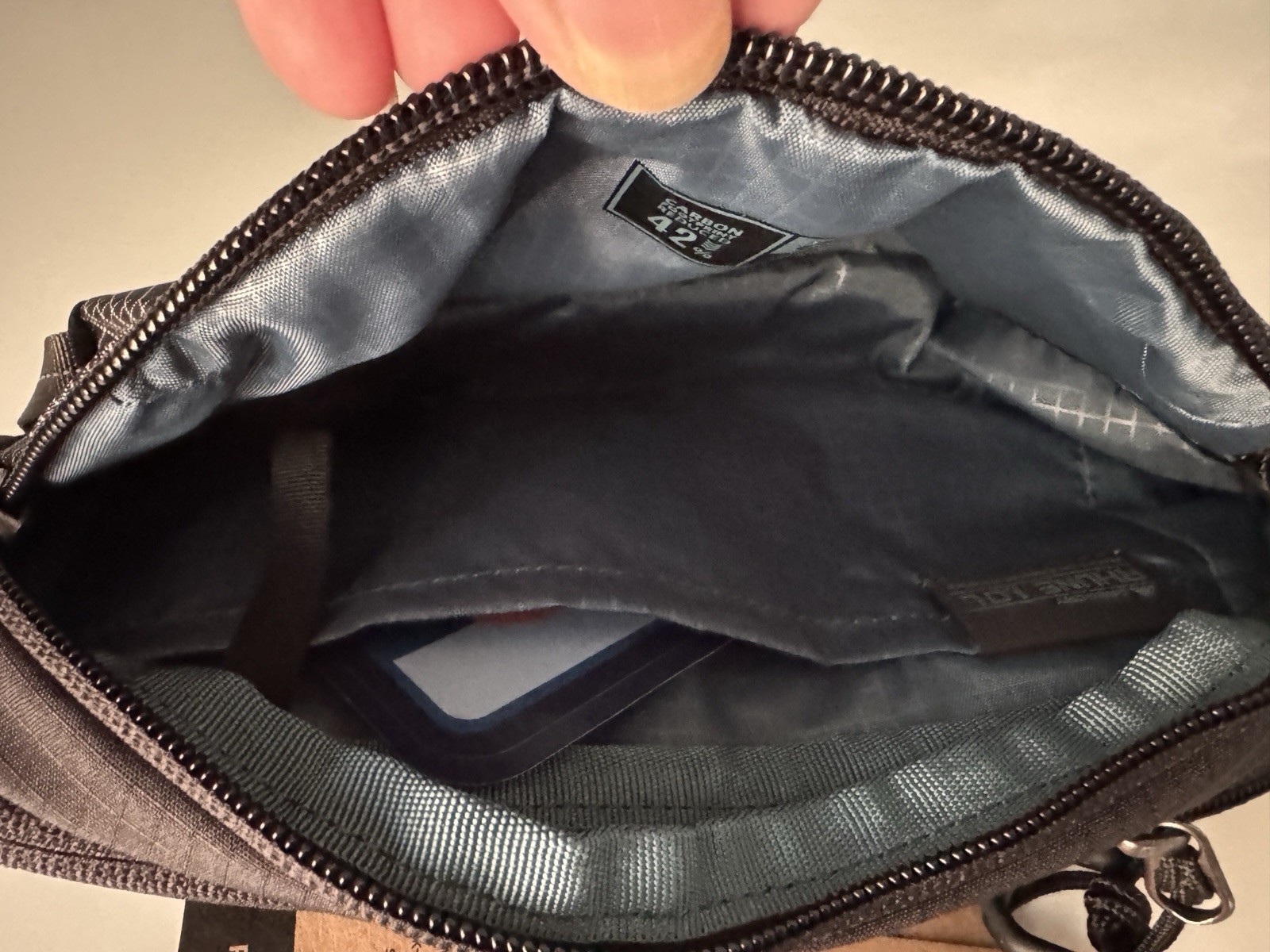 Gregory Rhune Belt Bag Techno Granite 1 Liter Fanny Pack Hiking